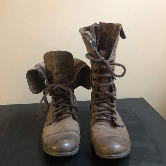 Steve Madden Combat Boots - Picture 2 of 6